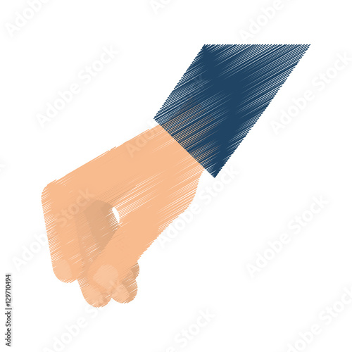 "hand holding something icon vector illustration graphic design" Stock