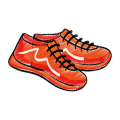 Sport sneakers accesorie icon vector illustration graphic design