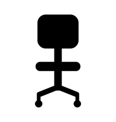 office chair isolated icon vector illustration design