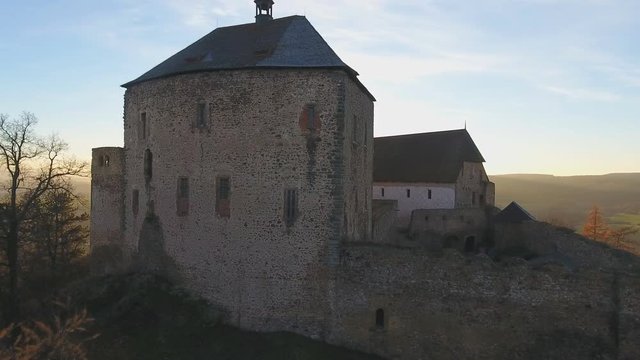 Medieval Castle Tocnik, Czech Republic, Europe