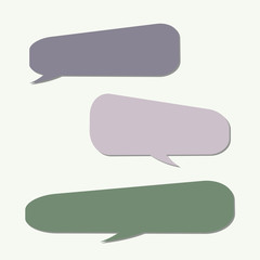 Thought frame. Speech bubble. Dream cloud. Talk balloon. Quote b