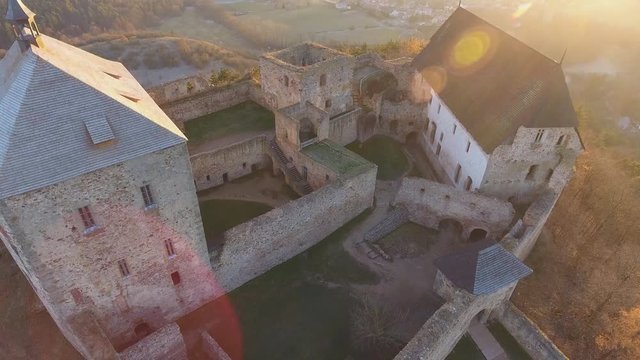 Medieval Castle Tocnik, Czech Republic, Europe
