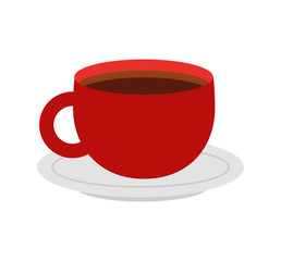 coffee cup drink isolated icon vector illustration design