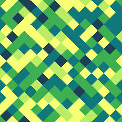 Seamless pattern of colorful squares.