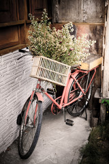 Fototapeta na wymiar Old Vintage Bicycle