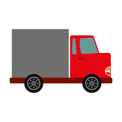 Truck shipping delivery icon vector illustration graphic design
