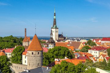 Obraz premium Aerial View of Tallinn