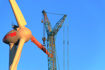 Aufbau und Montage eines Windrads