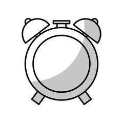 alarm clock isolated icon vector illustration design