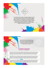 Abstract vector flayer.
