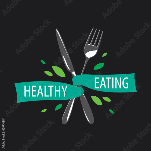 "vector logo healthy eating" Stock image and royalty-free vector files