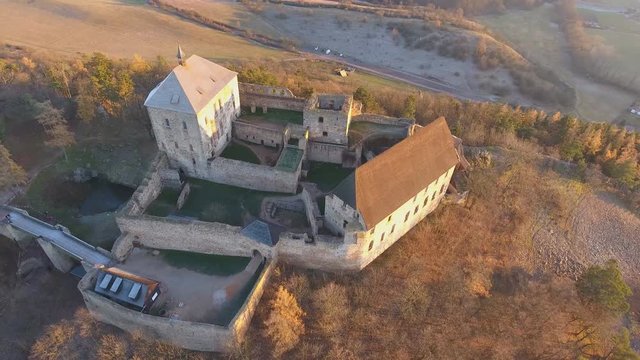 Medieval Castle Tocnik, Czech Republic, Europe