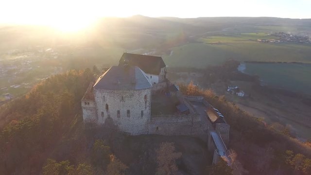 Medieval Castle Tocnik, Czech Republic, Europe
