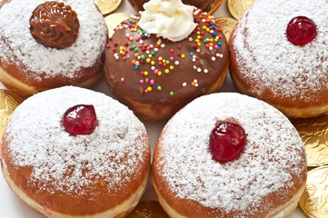 hanukkah  donuts