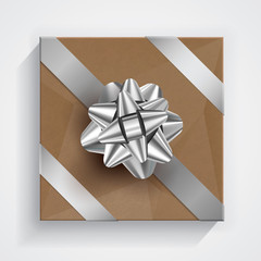 Gift box - christmas and birthday bow
