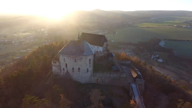 Medieval Castle Tocnik, Czech Republic, Europe