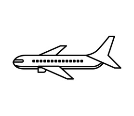 airplane flying isolated icon vector illustration design