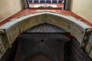 Castle door of Vigevano