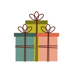gift box present isolated icon vector illustration design
