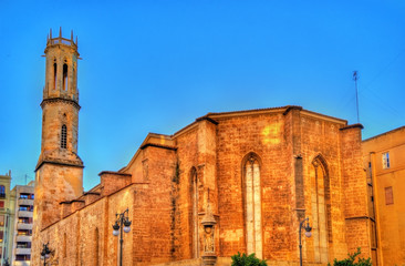 Fototapeta na wymiar Santa Catalina y San Agustin Church in Valencia, Spain