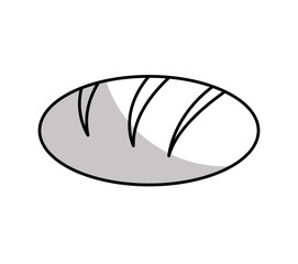 delicious bread isolated icon vector illustration design