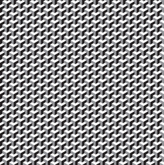 Seamless interlocking woven geometric pattern