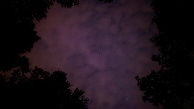 Time-lapse of a Starry Night Sky