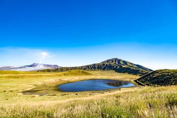 阿蘇中岳　草千里ヶ浜