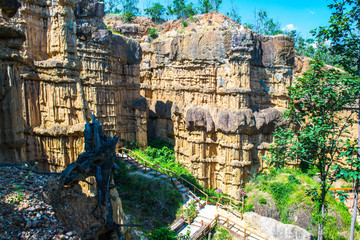 Pha Chau at Mae Wong national park in Thai