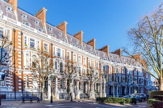 Fototapeta Kensington area in winter