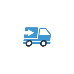 Fototapeta premium Car Delivery Logo Design Element