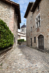 Fototapeta na wymiar Medieval village of Perouges, France