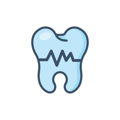 Dental Signal Logo Design Element