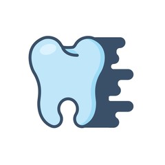 Fototapeta premium Fast Dental Logo Design Element