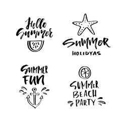 Unique Summer Lettering