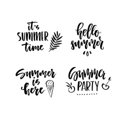 Unique Summer Lettering