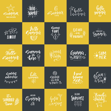 Unique Summer Lettering