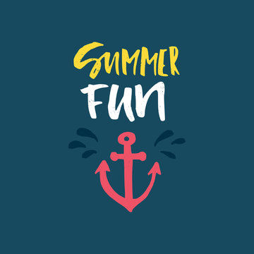 Summer Fun Lettering