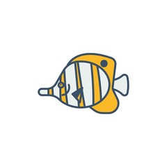 Fish Logo Design Element