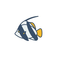 Fish Logo Design Element