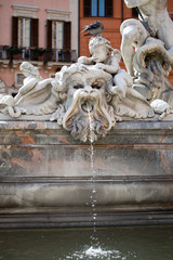 Classical Baroque statue, Roma, Italy