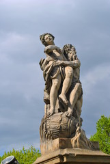 Fototapeta na wymiar Barokowe posągi