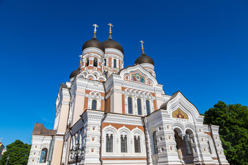 Fototapeta na wymiar Alexander Nevsky Cathedral in Tallinn