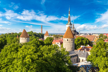 Aerial View of Tallinn