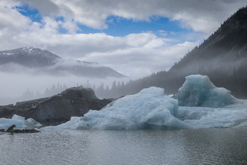 Icebergs, Shakes Lake, Alaska