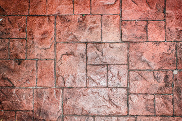 Realistic Red Brick Texture