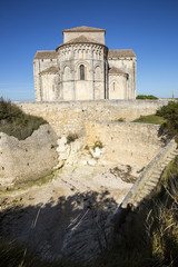 Sainte-Radegonde medieval Church, Talmont sur Gironde, Charente Maritime, France