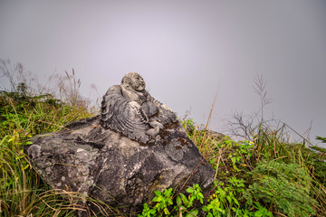 Statue in mountain