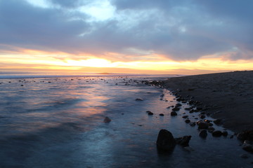 Sunset at San Onofre Beach California 