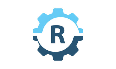 Gear Solution Logo Initial R